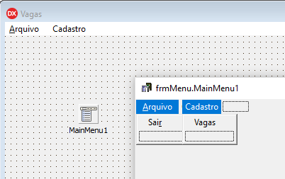 Delphi Vagas Menu